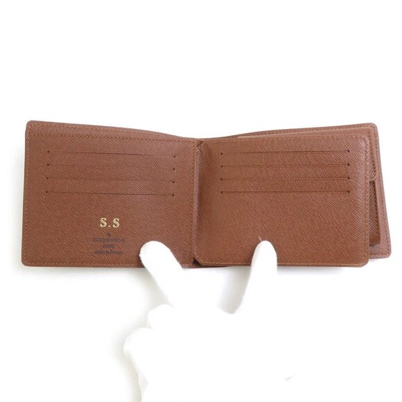 Auth LOUIS VUITTON Monogram Bifold Wallet Brown - Picture 4 of 8
